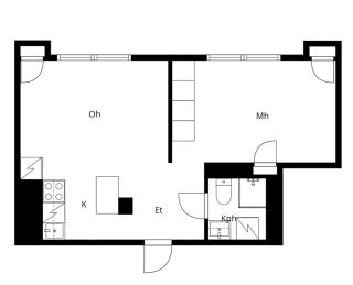 Stylish One-Bedroom Apartment near Helsinki Centrum - 9