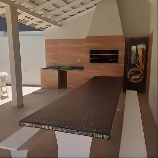Casa de três dormitórios com piscina, 30 mt da praia - 3