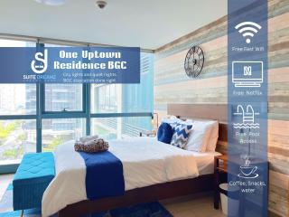 FREE Welcome Breakfast, BGC 1BR, 300Mbps Fiber, Steps to Mitsukoshi & Uptown, 11F - 0