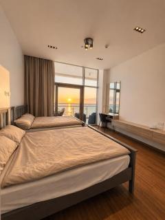 El Alamein Towers Sky High 1BR- 5 beds Sea & City View - 7