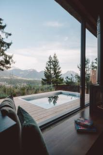 Nuit insolite haute savoie - Unik Lodges Annecy - La Brume - hébergement insolite avec vue montagne et piscine privée chauffée - 9