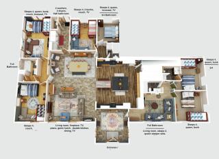 Teton Crest Lodge Sleeps 24, Reunions, Hot tub - 1