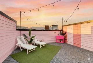 The Pink Palace, Rooftop Deck, Bachelorette HQ - 6
