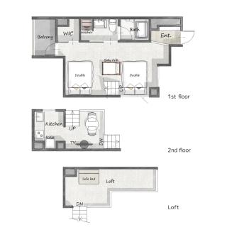 Designers room in Marunouchi for 6 people - 8