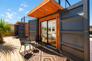 Tiny Beach Boardwalk Bungalow D | Rooftop Retreat - 8