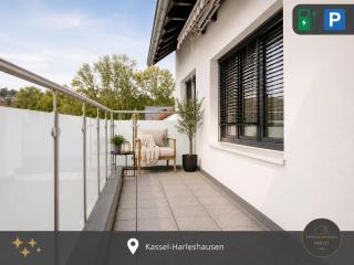 Ferienwohnung Kassel mit Ladesäule & Balkon - 2