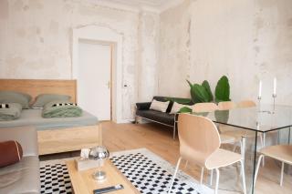 Frisch renoviertes Altbau Apartment 2 Parkplätze im Leipziger Westen, für Gruppen bis 6 Personen, 10 Minuten vom Zentrum - 0