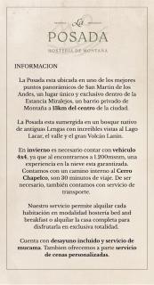 La Posada, Hosteria de montaña - 9