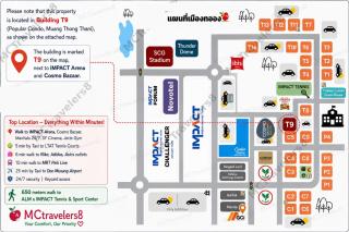 3 Beds,WiFi,Washing Machine,IMPACT Arena at T9 - 8