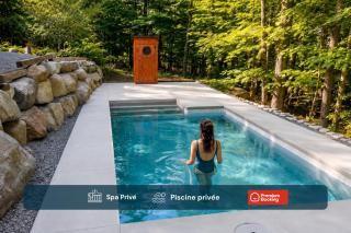 Chalet Montagnard with Private Pool & Spa, Lake & Nature - 0