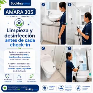 Amara 305 Premium Parqueadero Balcón Jacuzzi Piscina Rooftop - 6