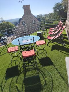 Terrasse du Mont St Michel, vue imprenable, appart cosy proche Mont St Michel - 9