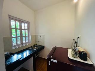 White wooden apartment candolim - 6