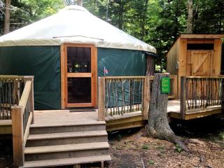 Unique Yurts Nestled on the Runaround Pond near Portland, Maine - 0