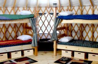 Unique Yurts Nestled on the Runaround Pond near Portland, Maine - 6