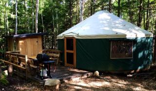 Unique Yurts Nestled on the Runaround Pond near Portland, Maine - 2