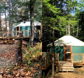 Unique Yurts Nestled on the Runaround Pond near Portland, Maine - 1