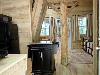 Tiny Cabin with Fire Pit & Covered Porch Retreat in Salem, Missouri - 4