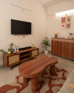 2BHK Ira Stays Aesthetic Living with BalconyView - 7