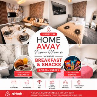 Luxury 2BR Free Breakfast & Snacks Bathtub - 8