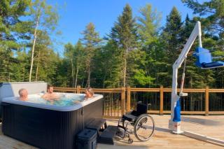 Confort Scandinave with Kéroul, Private spa & BBQ - 4