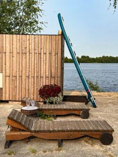 Piestātne Riverside Cabins with Sauna, Hot Tub & Private Pier - 3