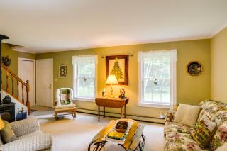 Deck & Wooded Views! Rural Windham Group Retreat - 4