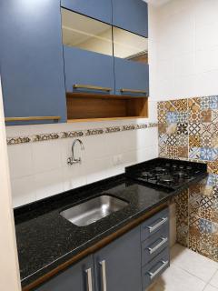 Apartamento Praia Grande Ubatuba, Piscina, Ar-Condicionado, Wi-Fi e Garagem, Até 8 Pessoas - 5