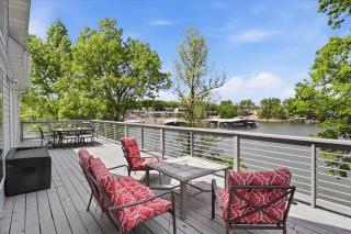 Big Lakefront Lodge with Private Dock, 2 Slips, Game Room, Firepit & More at 11mm - 6