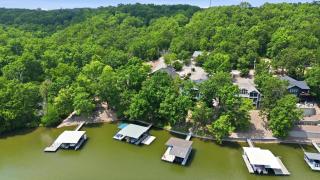 Lakefront Near Party Cove w/ Dock, Kayaks, Bunk Room & Multi-Level Decks - 5