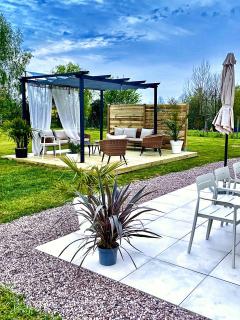 Villa familiale 12pers - 5 chambres - Jardin 2000m2 - 20min Honfleur - 9