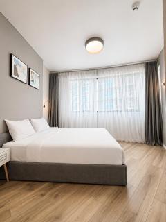 High-Floor 1BR Apartment, Beach 350m - 9