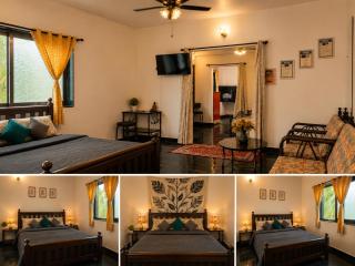 Goarize Apartments 1BHK with Pool & Kitchen in Vagator - 3
