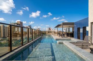 Studio em Cond. c/ Piscina e Academia AZZ0402 - 0