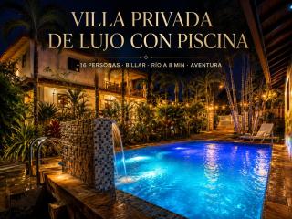 Eco Villa Piscina Bar Billar Fogata BBQ Río 8 min - 0