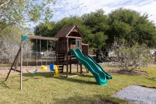 Private Heated Pool Games Playset Fire Pit - 6