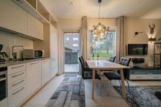 Tunturinlaita A1 Ski Apartment on the Edge of the Slopes, own sauna, fireplace, revitalised and refurbished 2026, by Levillas - 8