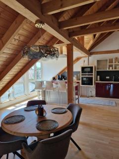 über den Dächern von Forstlahm - Kulmbach, Wohnung im Chalet-Stil - 1
