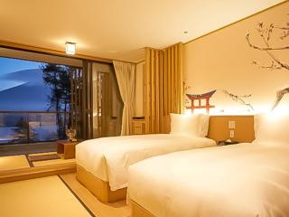 Kumonoue Fuji Hotel Deluxe room - Mt Fuji view with open-air bath - 4