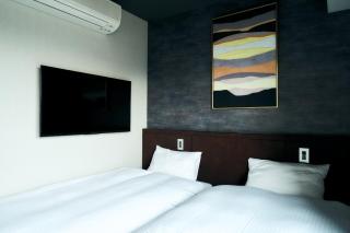 Rakuten STAY Kyoto Station Twin Room with ceiling projector - 5