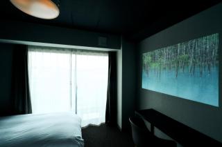 Rakuten STAY Kyoto Station Twin Room with ceiling projector - 2
