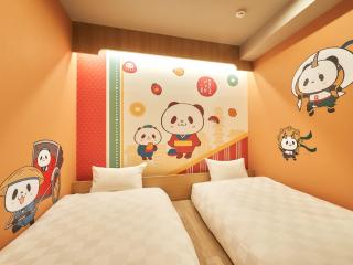 Rakuten STAY Tokyo Asakusa Okaimono Panda Twin Room B - 5