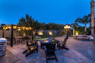Luxury Villa, with bonus pool house, Private Pool, Hot tub, rock water fall and slide, putting green, basketball, shuffle board, play gym, privately gated on circular driveway. - 2