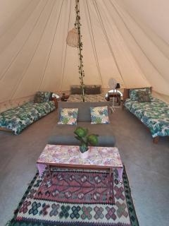 The Old Waterworks - Saturn 6m bell tent - 7