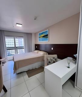 Flat privativo no Fusion - alto andar com A/C - 9