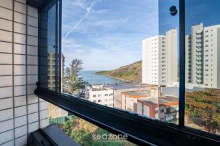 Apto c/ varanda e vista mar em Guarapari - DBH0807 - 0