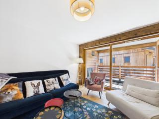 Appartement neuf, luxueux, au cœur des Gets avec terrasse, parking sécurisé, proche commerces et pistes. - FR-1-623-116 - 0