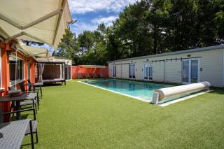 VILLA piscine-spa-sauna, 25 personnes, 5 mn océan - 9