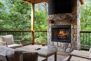 Hochatown Duo Cabin Retreat 4BR Sleeps 14 Private Hot Tub Pet Friendly Near Beavers Bend State Park Broken Bow Lake - 5