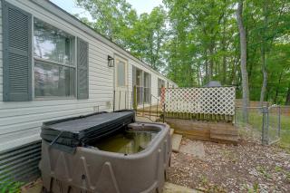 Hot Tub + Dock! Lakefront Angler's Oasis in Irons - 7